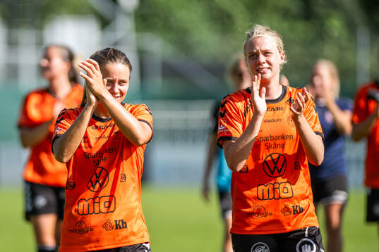 Kristianstads Alice Nilsson oc Katla Tryggvadottir deppar