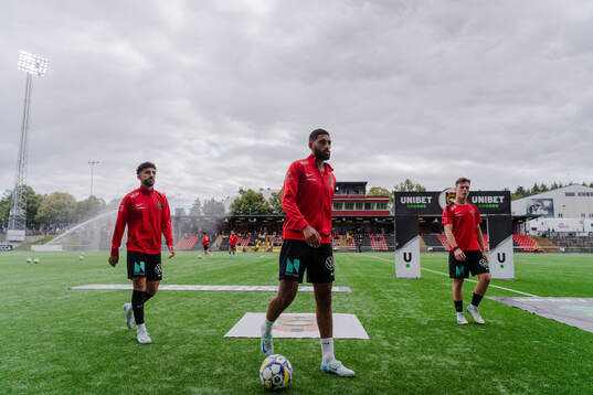 under fotbollsmatchen i Allsvenskan mellan Brommapojkarna