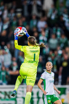 Hammarbys målvakt Anna Tamminen