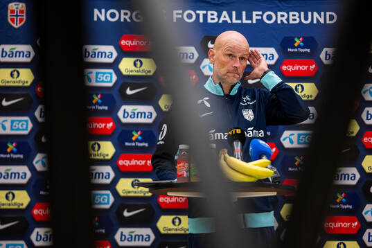 Ståle Solbakken, head coach of the Norwegian national