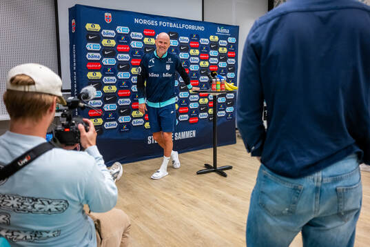 Ståle Solbakken, head coach of the Norwegian national