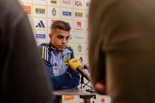 Yasin Ayari of the Swedish men's football national team