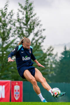 Erling Braut Haaland of the Norwegian national football team