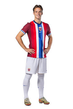 Felix Horn Myhre of the Norwegian national football team