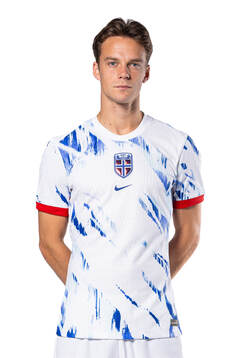 Felix Horn Myhre of the Norwegian national football team
