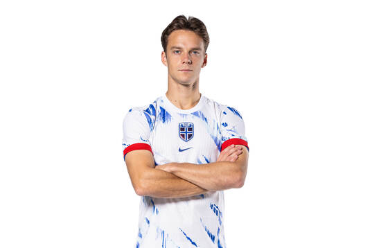 Felix Horn Myhre of the Norwegian national football team