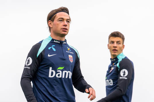 Patrick Berg and Jostein Gundersen of the Norwegian