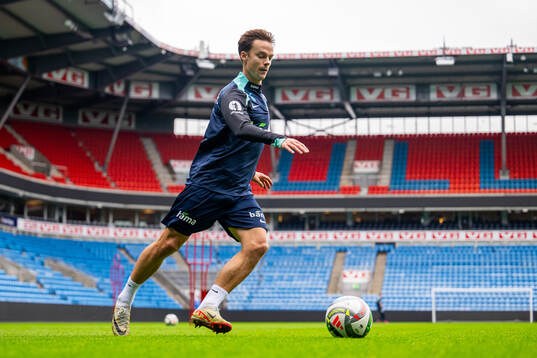 Felix Horn Myhre of the Norwegian national football team