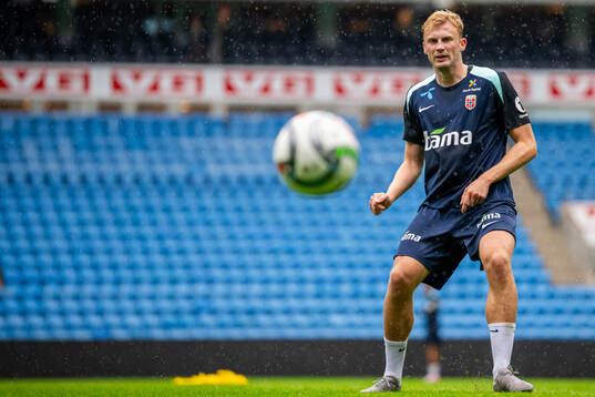 Sondre Langås of the Norwegian national football team