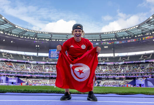 A handout photo made available by the Olympic Information