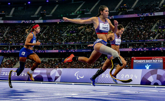 A handout photo made available by the Olympic Information