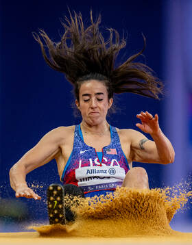 A handout photo made available by the Olympic Information