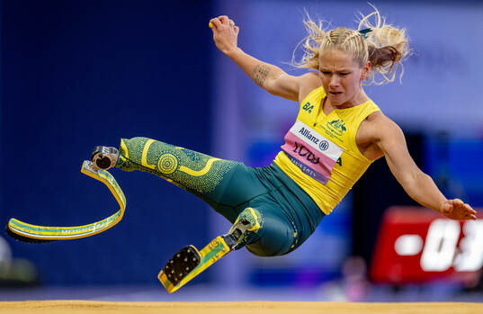 A handout photo made available by the Olympic Information