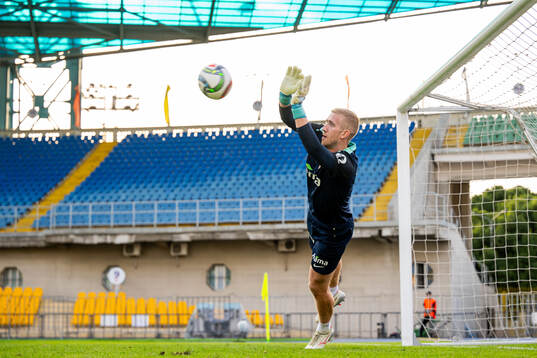 Goalkeeper Egil Selvik of the Norwegian national football