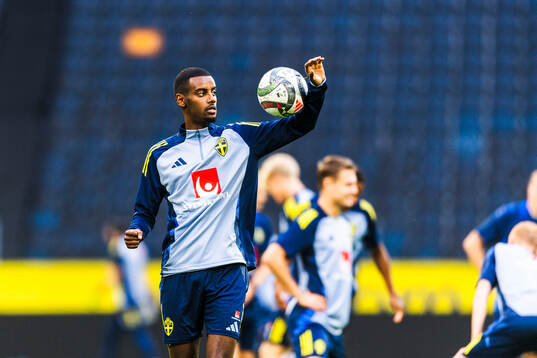 Alexander Isak of the Swedish men's football national team