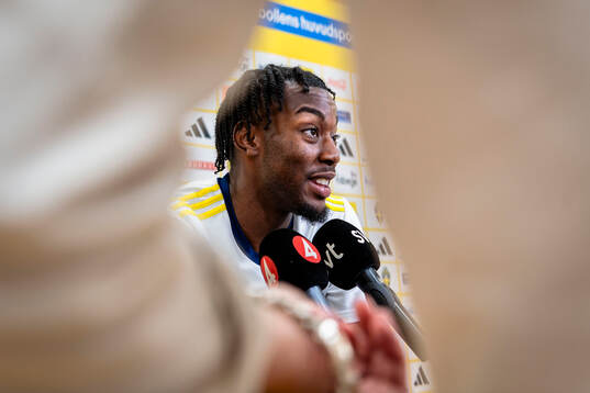Anthony Elanga of the Swedish men's football national team