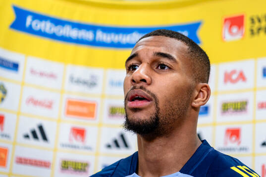 Isak Hien of the Swedish men's football national team
