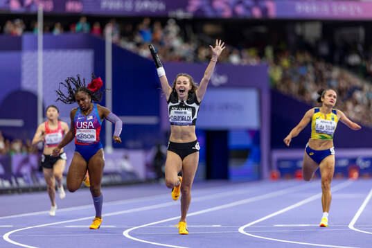 A handout photo made available by the Olympic Information