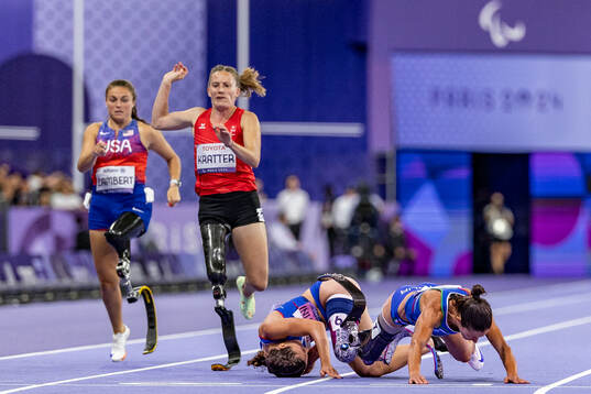 A handout photo made available by the Olympic Information