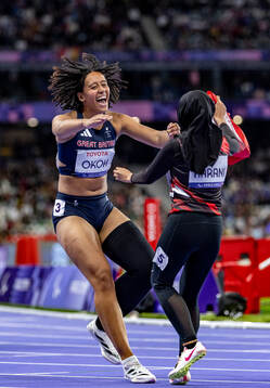 A handout photo made available by the Olympic Information