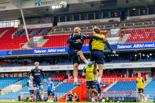 Aron Dønnum of the Norwegian national football team