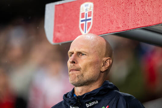 Head coach Ståle Solbakken of Norway