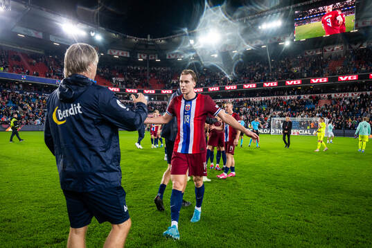 Kristian Thorstvedt of Norway celebrates
