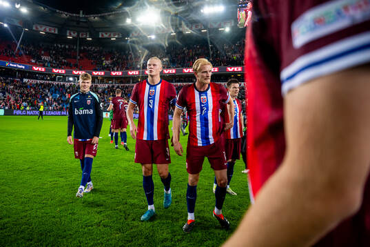 Sindre Walle Egeli, Erling Braut Haaland and Morten Thorsby