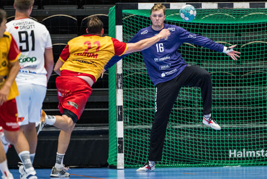 Drott Halmstads målvakt Emil Arthursson