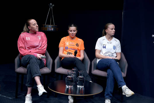 Faluns Jenny Axelsson, Västerås Rönnbys Moa Gustafsson