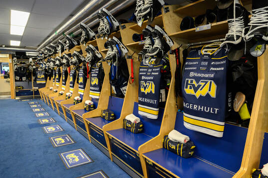 HV71s omklädningsrum