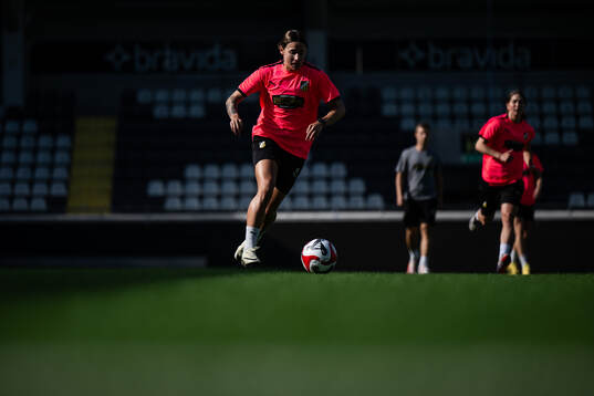 Bläddra bland fler bilder av Football, UEFA Women's Champions League, Häcken, Training and Press Conference