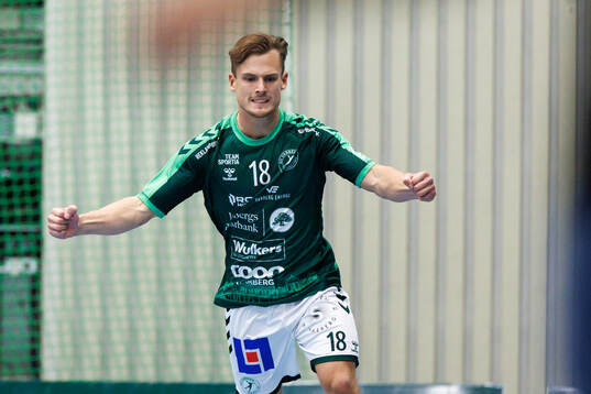 Varbergs Julian Sjögren jublar