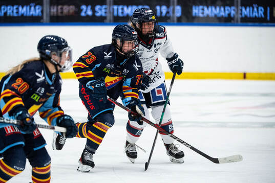 Djurgårdens Hana Haasova och Linköpings Eve Savander