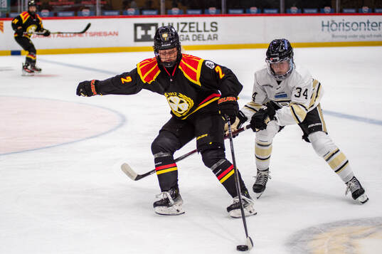 Brynäs Maja Nylen-Persson och SDEs Liliane Perreault
