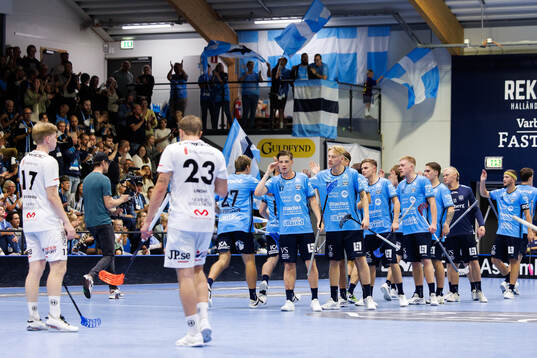 Warbergs spelare jublar
