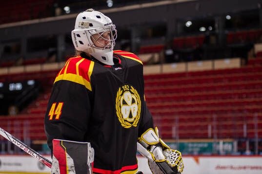 Brynäs målvakt Emmy Nordström-Åmark deppar