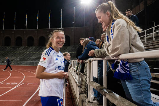 IFK Norrköpings Sara Kanutte Fornes jublar