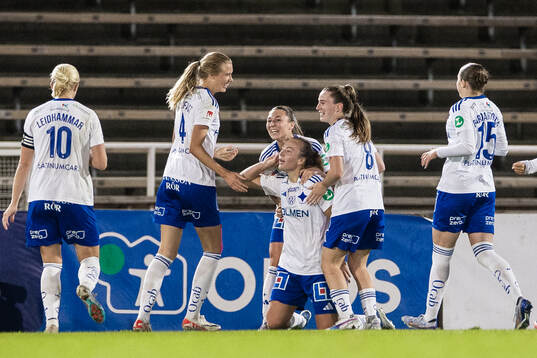 IFK Norrköpings Sara Kanutte Fornes jublar