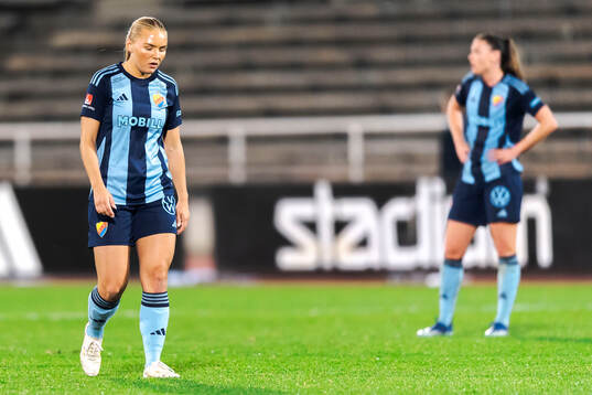 Djurgårdens Louise Hvarfner deppar