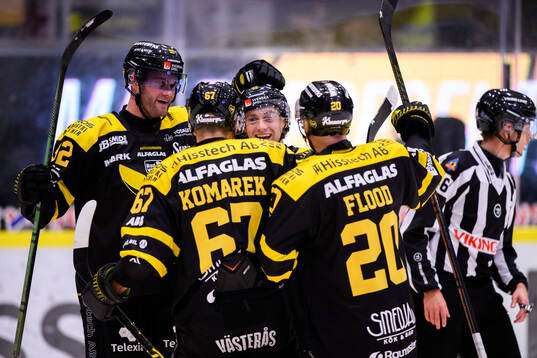 Västerås Jacob Hayhurst jublar