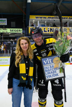 Västerås Kim Rosdahl tilldelas matchens lirare