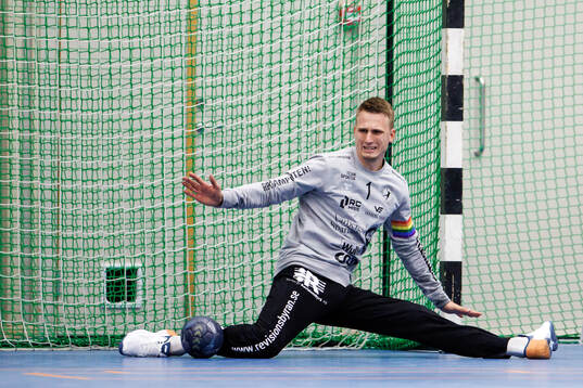 Varbergs målvakt Carl Aronius