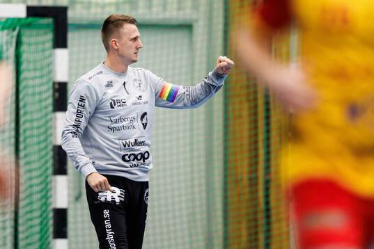 Varbergs målvakt Carl Aronius