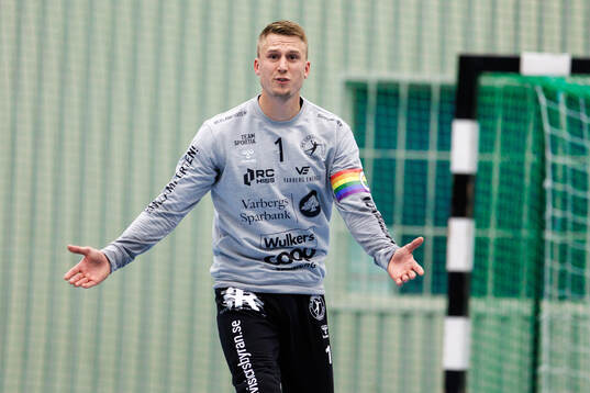 Varbergs målvakt Carl Aronius