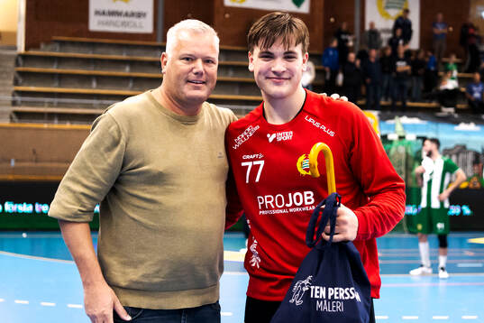 Hammarbys målvakt Arvid Skoog utses till matchens spelare