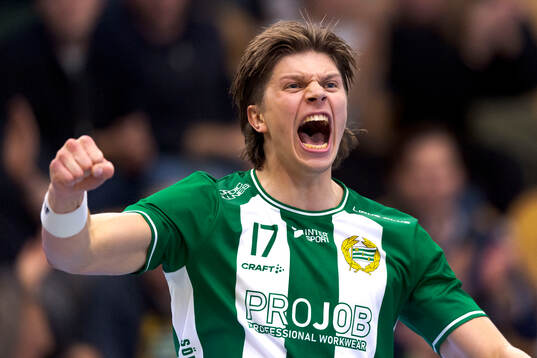 Hammarbys Ludvig Lindeberg jublar