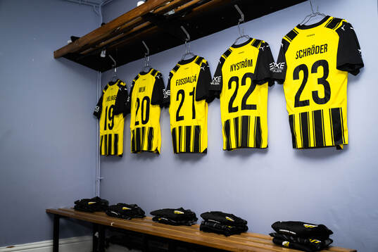 Shirts of the Häcken players