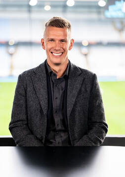 Pontus Wernbloom in the broadcaster ESPN studio