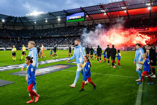 Jens Stryger Larsen, Pontus Jansson and Oliver Berg of
